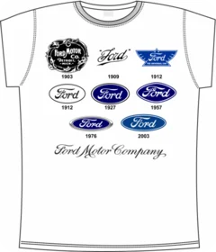 Прикольные футболки: ford evolution white